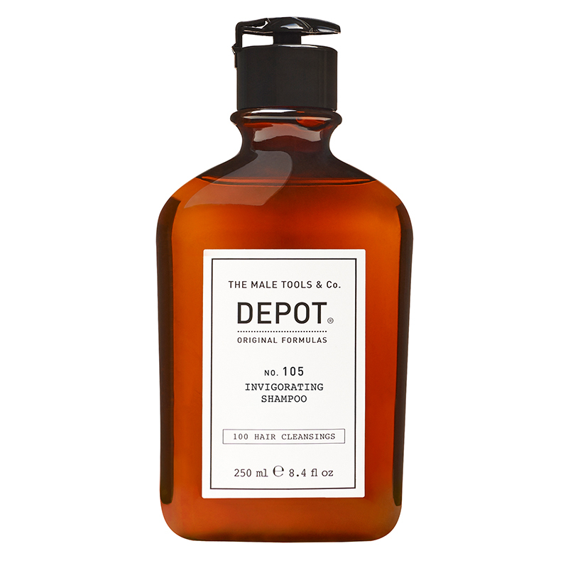 Se Depot Invigorating Shampoo, No. 105, 250 ml. hos Well.dk