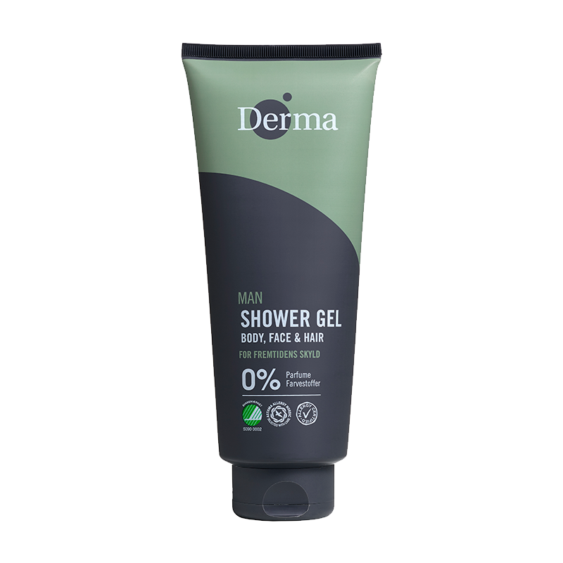 Billede af Derma Man Shower Gel Body, Face & Hair (350 ml)