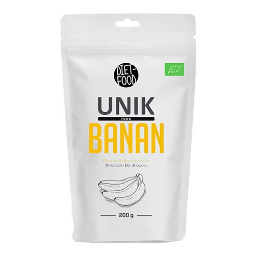 Se Unik Food Banan Pulver Ø (200 g) hos Well.dk