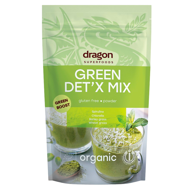 Billede af Dragon Superfoods Green Det´X Mix Ø (200 g) hos Well.dk