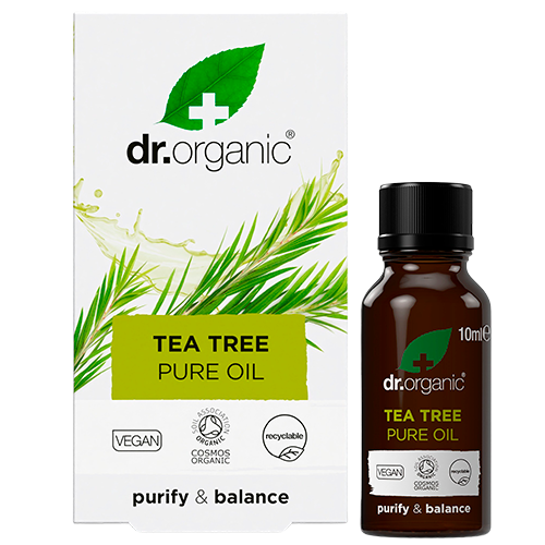 Se Dr. Organic Tea Tree Pure Oil (10 ml) hos Well.dk
