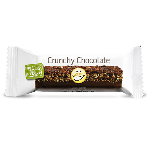 Se EASIS Crunchy Chocolate Bar (35 g) hos Well.dk