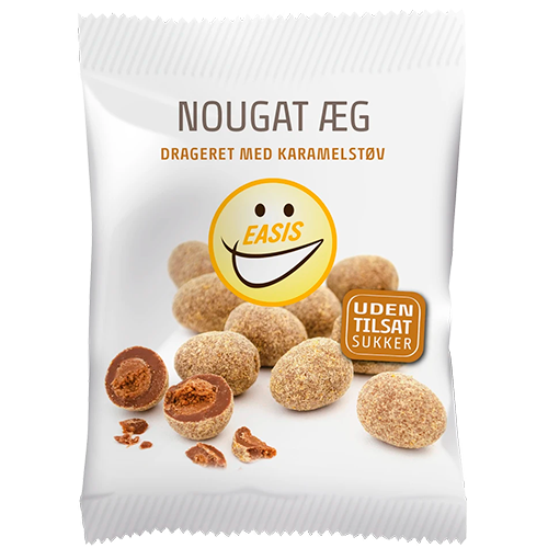 Se EASIS Nougat Æg (75 g) hos Well.dk