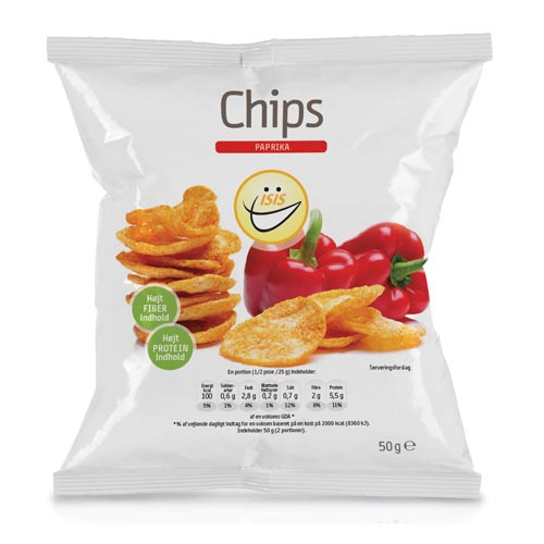Billede af EASIS Paprika Chips (50 gr)