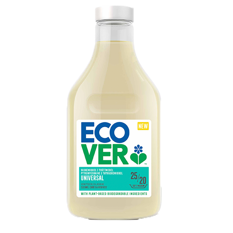 Se Ecover flydende vaskemiddel Universal - 1 liter - Ecover hos Well.dk