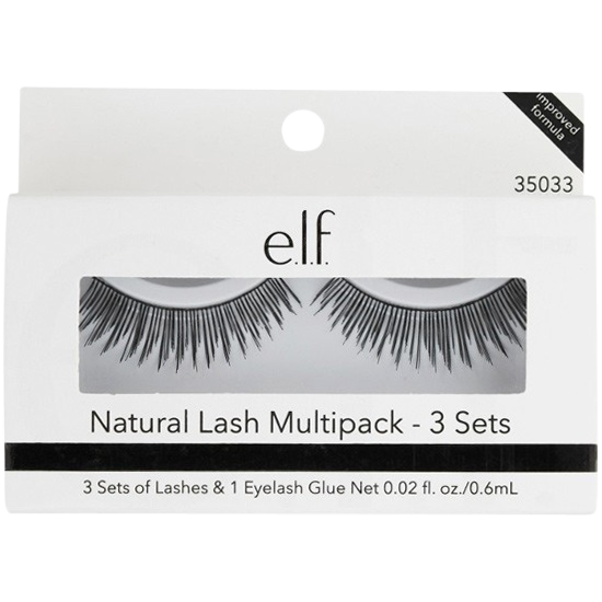 elf makeup Natural Lash Multipack 3 sets