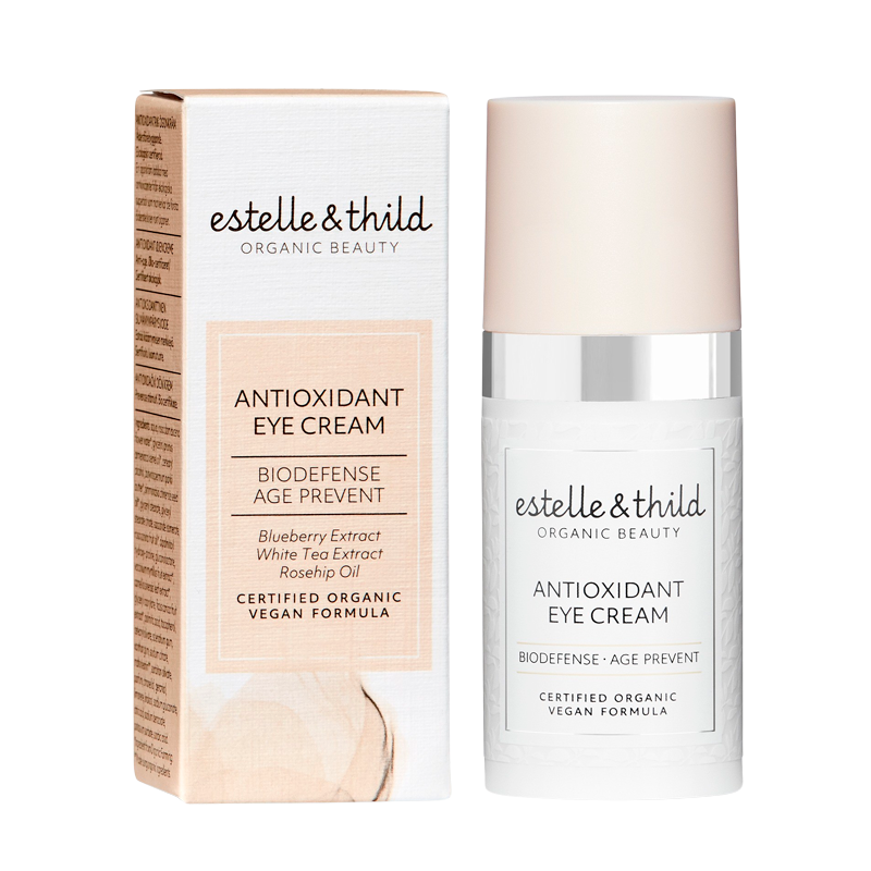 Se Estelle & Thild BioDefense Antioxidant Eye Cream (15 ml) hos Well.dk