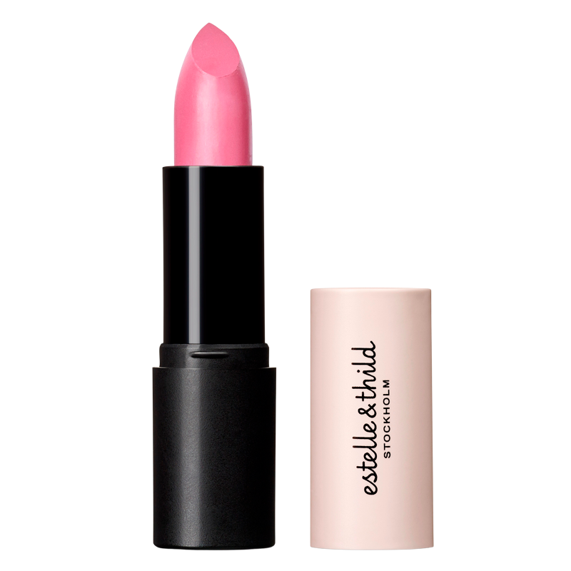 Se Estelle & Thild BioMineral Cream Lipstick Pretty Pink (4,5 g) hos Well.dk