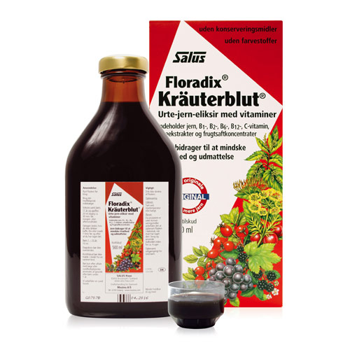 Billede af Floradix Kräuterblut Urte-Jern Mikstur (500 ml)