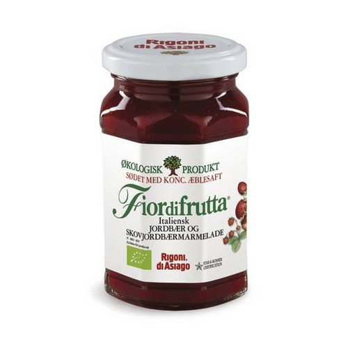 Se Marmelade jordbær/skovjordbær Italiensk Økologisk - 250 gram hos Well.dk