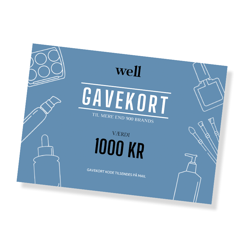 Se Gavekort 1000 kr. PrintSelv hos Well.dk