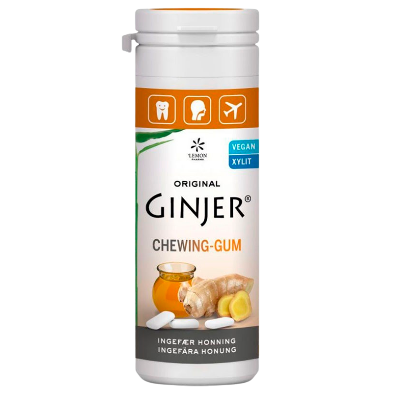 Lime Pharma GINJER® Ingefær HONNING Tyggegummi (30 g)