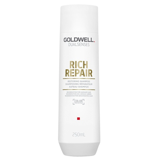 Se Goldwell Dualsenses Rich Repair Restoring Shampoo 250 ml. hos Well.dk