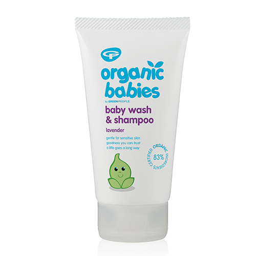 Se GreenPeople Organic Babies Baby Wash and Shampoo Lavender (150 ml) hos Well.dk