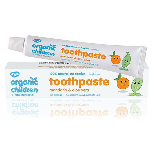 Se Green People Mandarin Toothpaste with Fluoride (50 ml) hos Well.dk
