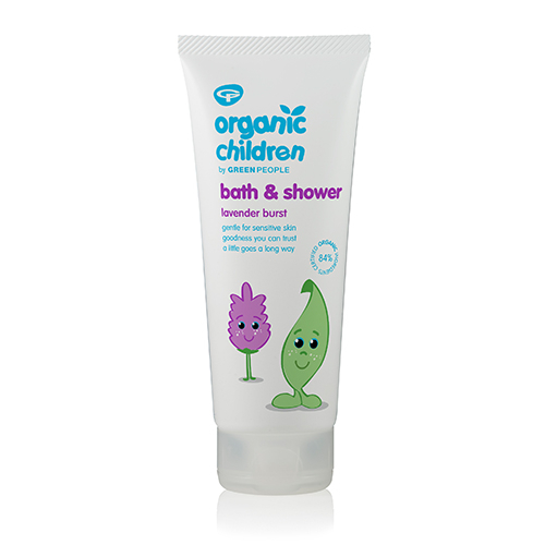 Se GreenPeople Organic Children Bath and Shower Lavender (200 ml) hos Well.dk