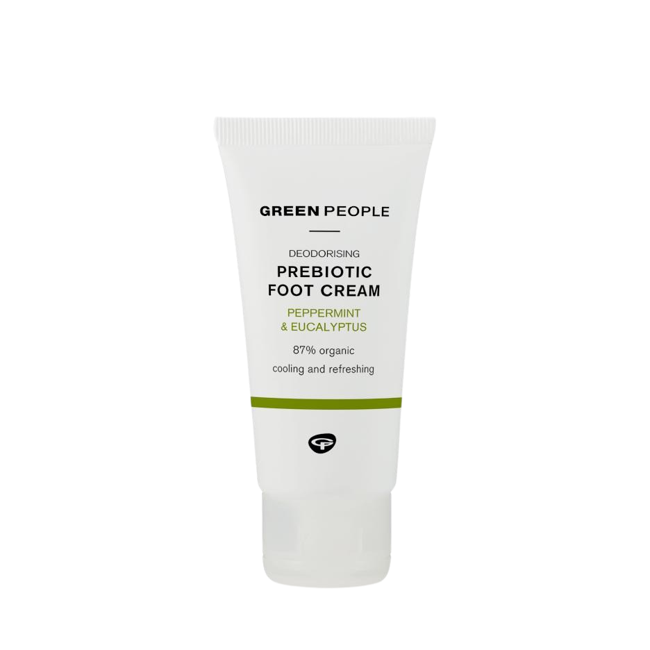 Se Green People Deodorising Prebiotic Foot Cream (50 ml) hos Well.dk