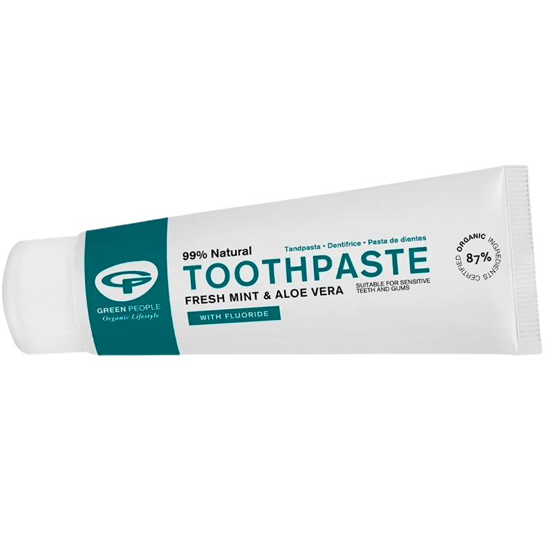 Billede af Green People Fresh Mint & Aloe Vera Toothpaste With Fluoride (75 ml)