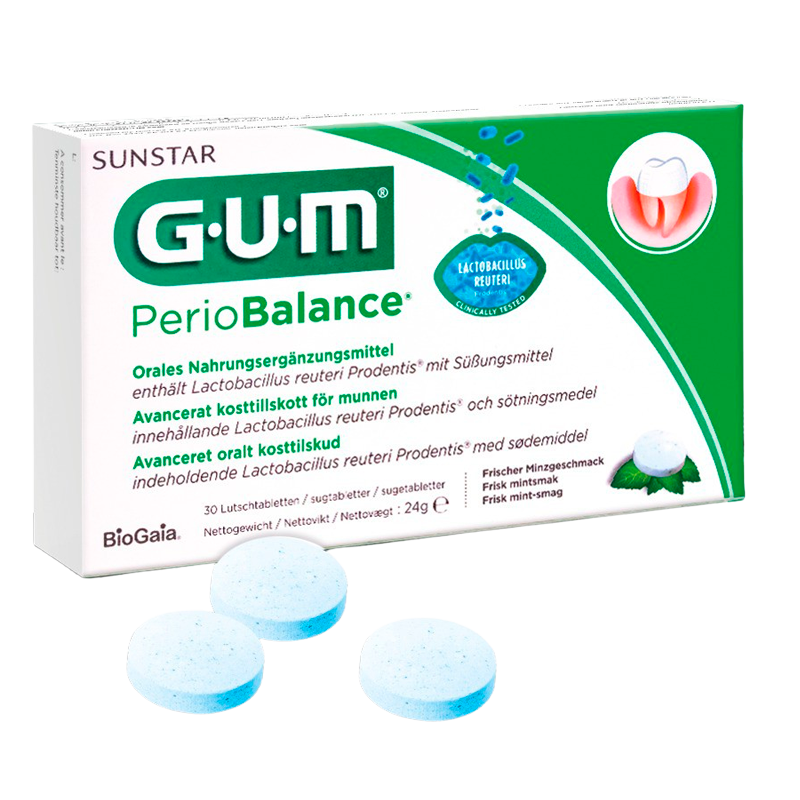 Se GUM - PerioBalance tabletter - 30 stk hos Well.dk