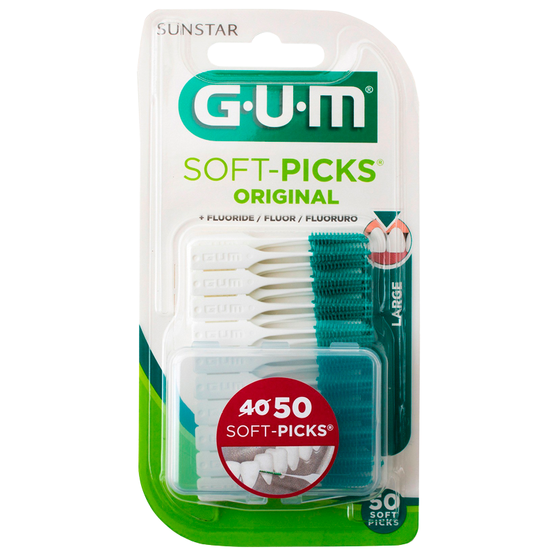 Se GUM Soft-Picks Large (50 stk) hos Well.dk