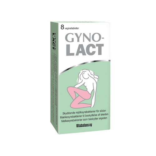 Billede af GynoLact Vaginaltablet 8 tabletter