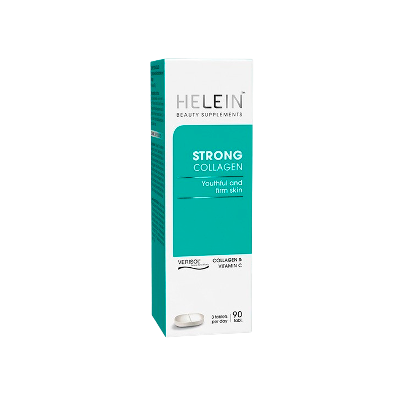 Se Helein Strong Collagen (90 tabl) hos Well.dk