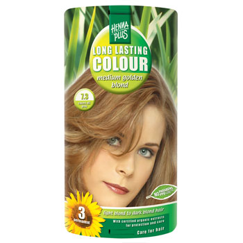 Henna Plus 7.3 Hårfarve Medium Golden (40 ml)