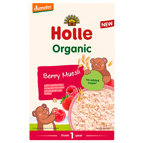 Se Holle Organic Berry Muesli Ø (200 g) hos Well.dk