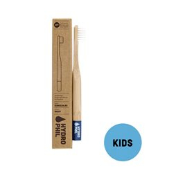 Hydrophil Bambus Tandbørste til Børn,  Blå (1 stk)