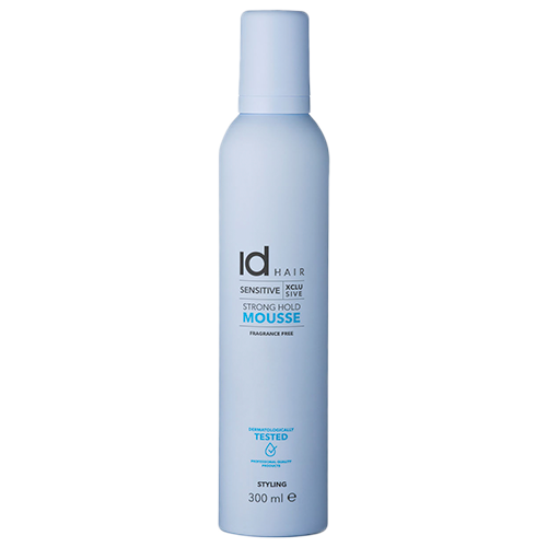 Se IdHAIR Sensitive Xclusive Strong Hold Mousse (300 ml) hos Well.dk