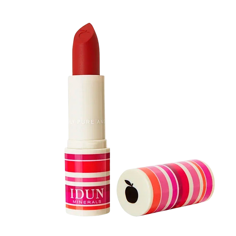 Billede af IDUN Minerals Jordgubb Lipstick Matte (4 gr)