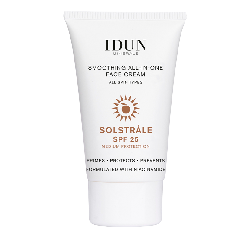 Se IDUN Solstråle SPF 25 Primer & Face Cream, 30 ml. hos Well.dk
