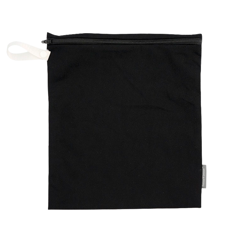 Se ImseVimse Wet Bag Medium - Black (1 stk) hos Well.dk