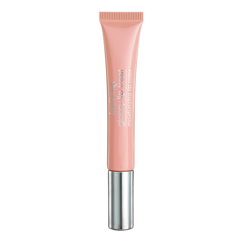 Se IsaDora Glossy Lip Treat 55 Silky Pink (13 ml) hos Well.dk