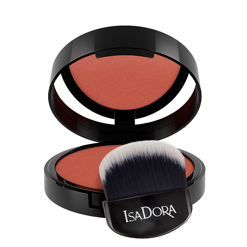 Se IsaDora Nature Enhanced Cream Blush 30 Apricot Nude (3 g) hos Well.dk