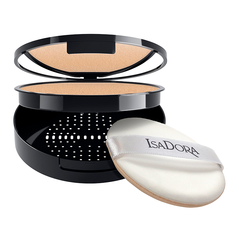 IsaDora Nature Enhanced Flawless Compact Foundation 80 Porcelain (10 g)
