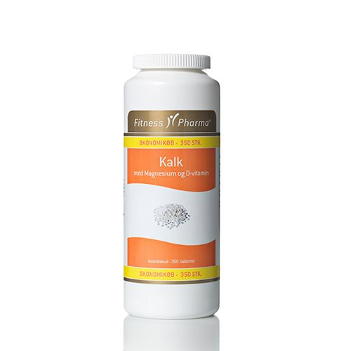 Fitness Pharma Kalk m. magnesium og D3-vitamin (350 stk)