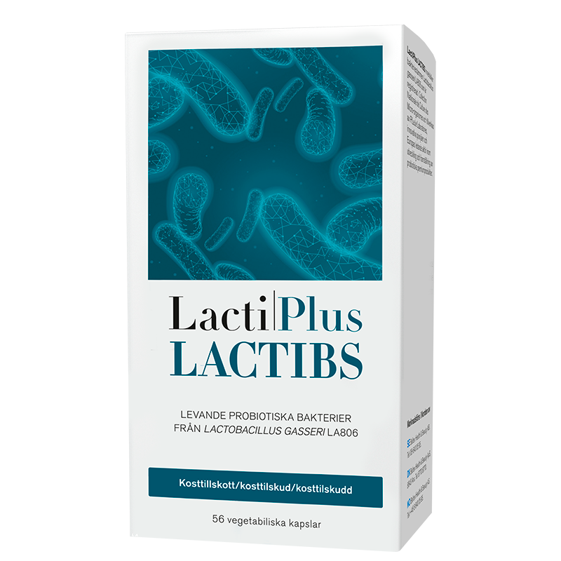 Se LactiPlus LACTIBS - 56 kapsler hos Well.dk