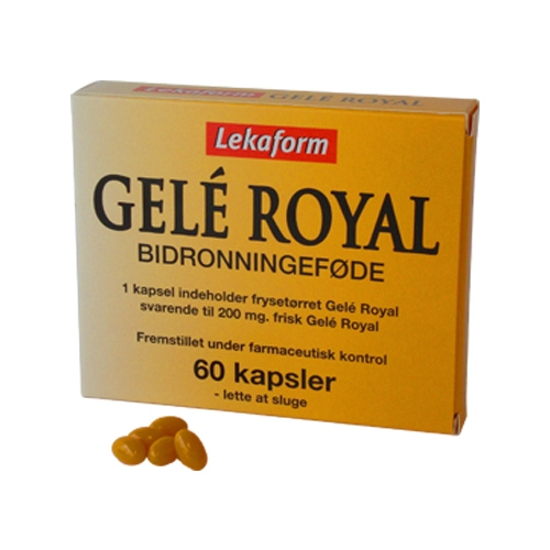 Se Lekaform Gelé Royal Bidronningeføde. 60 tabletter hos Well.dk