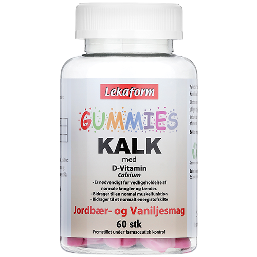 Lekaform Gummies Kalk + D-Vitamin (60 stk)