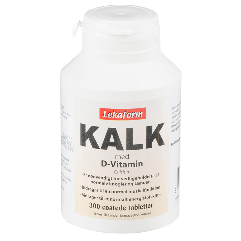 Lekaform Kalk med D-vitamin (300 tab)