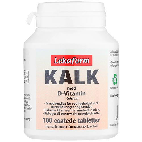 Billede af Lekaform Kalk Med Vitamin D (100 tabl)