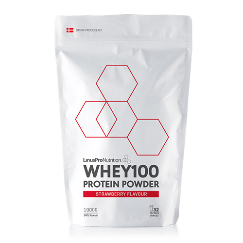 LinusPro Nutrition PURE WHEY100 - JordbÃ¦r (1 kg)