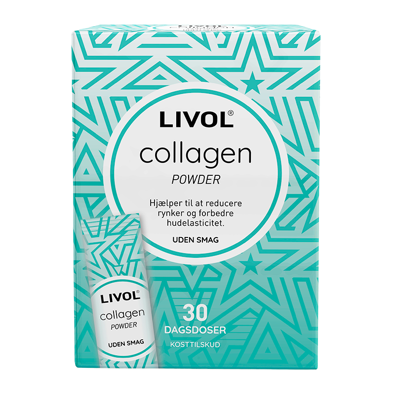 Se Livol Collagen Powder Stick (30 stk) hos Well.dk