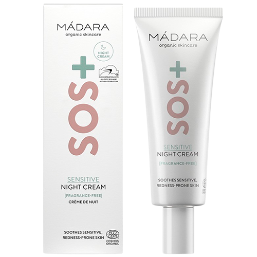 Se Madara SOS+ Sensitive Night Cream (70 ml) hos Well.dk