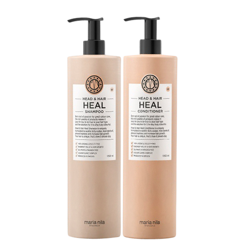 Se Maria Nila Head & Hair Heal Shampoo & Conditioner 2x1000 ml. hos Well.dk