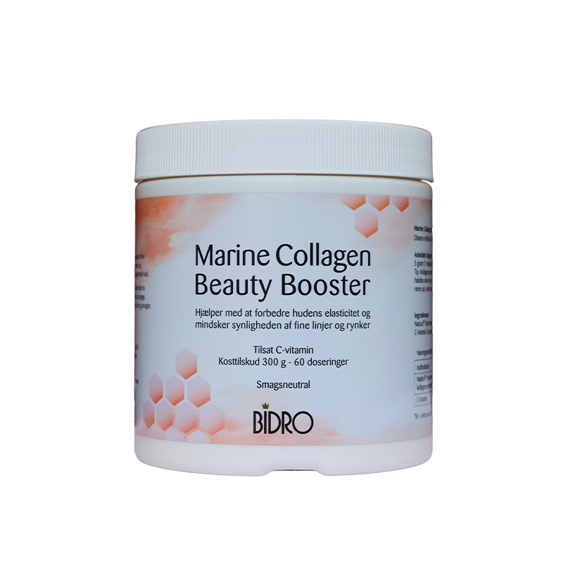 Se Bidro Marine Collagen Beauty Booster (300 g) hos Well.dk