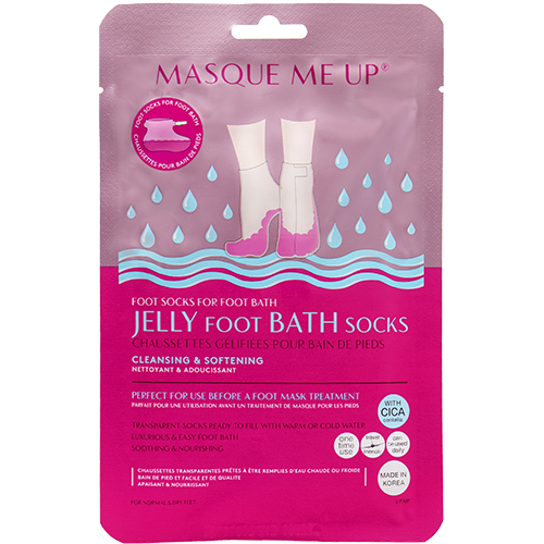 Se Masque Me Up Jelly Foot Bath Socks (1 sæt) hos Well.dk