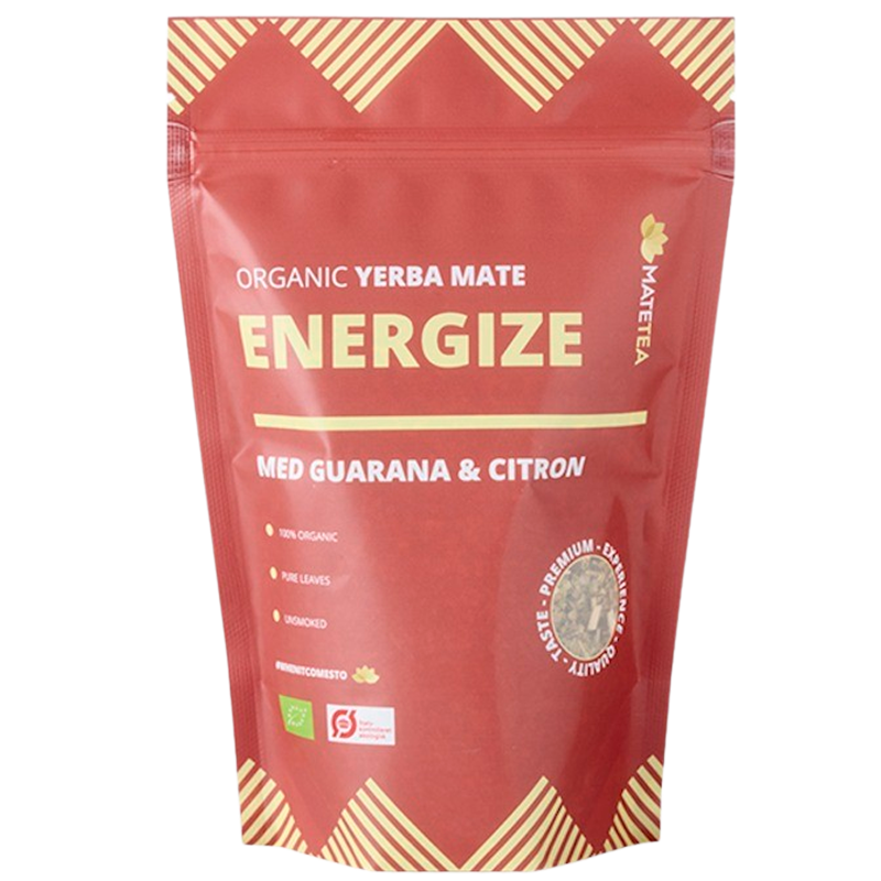 Matetea Yerba Mate Energize Guarana Og Citron Ã (180 g)