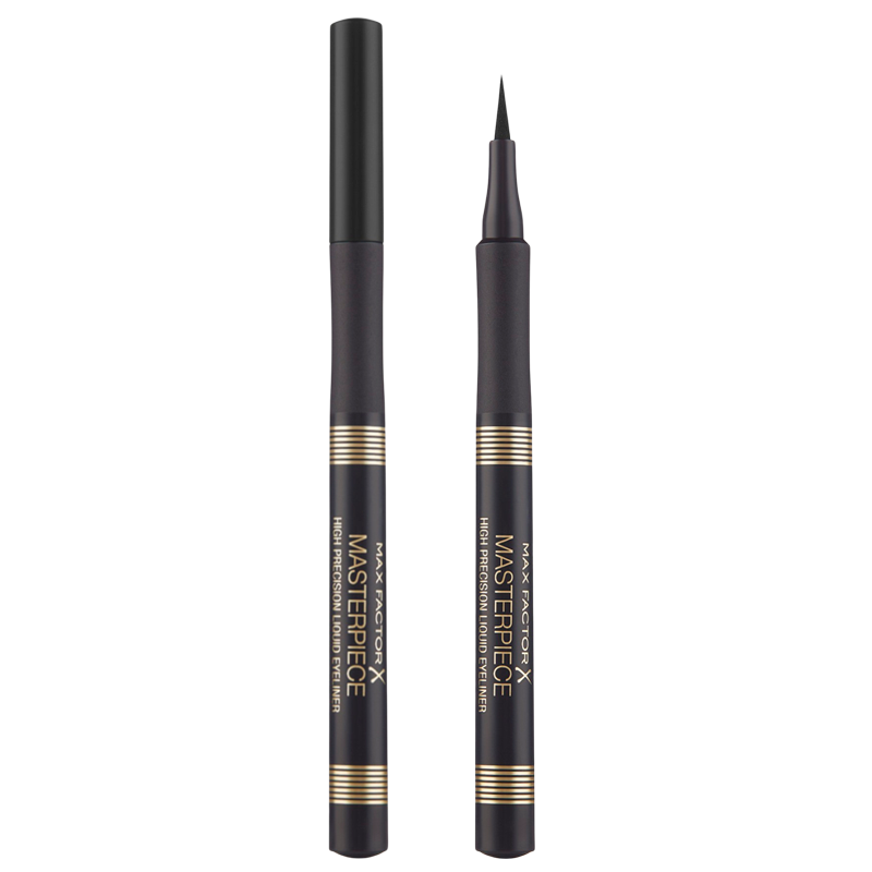 Se Max Factor Masterpiece High Precision Liquid Eyeliner 001 Black (1 ml) hos Well.dk